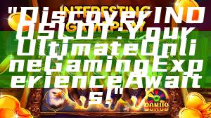 "Discover INDOSLOT: Your Ultimate Online Gaming Experience Awaits!"